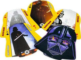 Set of playing cards featuring Darth Vader design on a white background