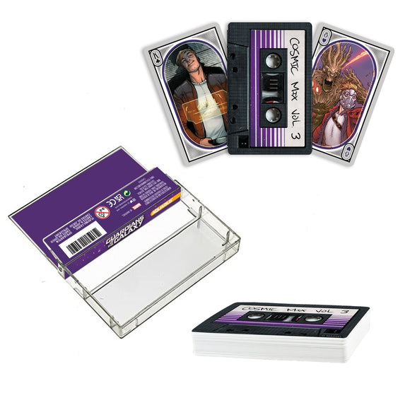 Cassette tapes with unique covers featuring artistic designs on a white background