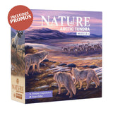 Box for 'Nature Arctic Tundra' module with wolves and reindeer illustration