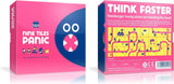 Two board game boxes, 'Nine Tiles Panic' and 'Think Faster', on a white background.