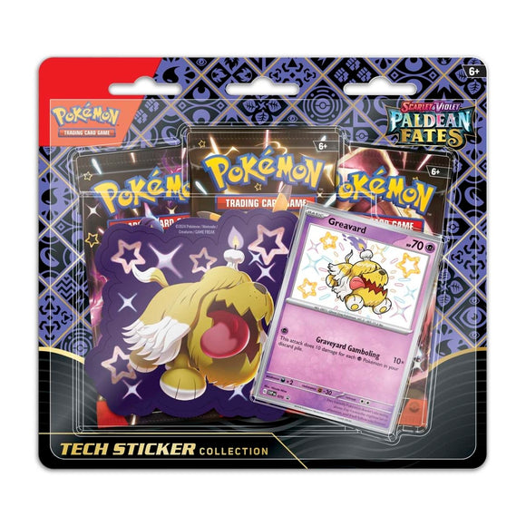 Pokemon: Scarlet & Violet - Paldean Fates Tech Sticker Collection - Shiny Greavard