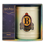 Butterbeer mug with packaging featuring Harry Potter branding