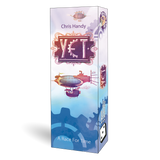 Board game box titled 'YET' by Chris Handy on a white background