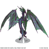 Colorful dragon figurine on a white background