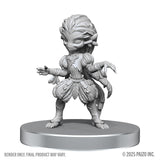 Unpainted miniature figure on a gray base with 'Paizo Inc.' branding.