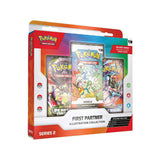 Pokémon trading card game pack with colorful design on a white background