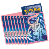 Pokémon trading card packs with a character on a white background