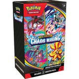Pokémon Trading Card Game Mega Evolution Chaos Rising booster bundle packaging.