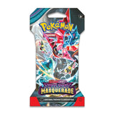 Pokémon trading card game booster pack with colorful designs on a white background