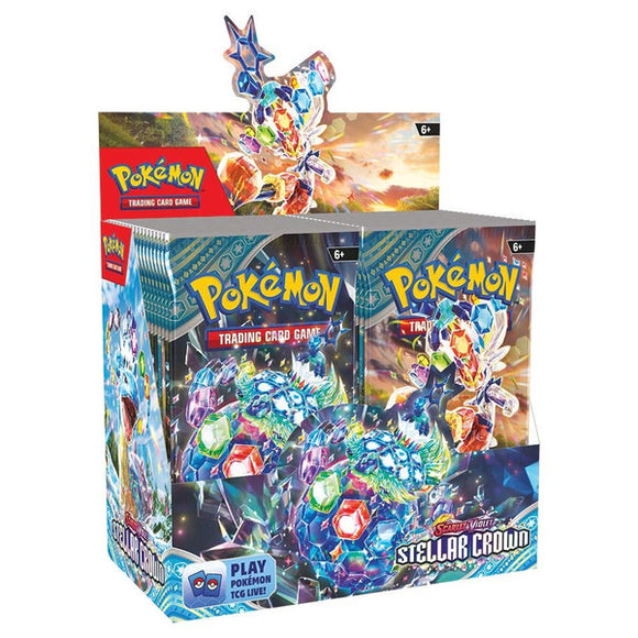 Pokémon Trading Card Game boxes with colorful designs on a white background