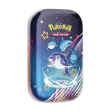 Pokémon Trading Card Game tin with cartoon dolphins on a white background