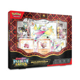 Pokémon trading card game packaging featuring Skeledirgeex with cards and artwork.