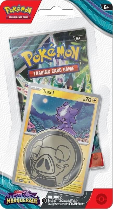 Pokemon: Scarlet & Violet - Twilight Masquerade - Checklane Blister - Toxel