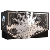 Pokémon trading card game box with a dragon-like creature design on a white background