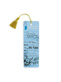Bookmark with tassel on a white background