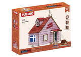 Boxed craft kit of a house with 'Puremind' branding on a white background