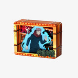 Anime character packaging with vibrant colors and dynamic design