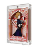 Card with anime character in a decorative frame on a white background