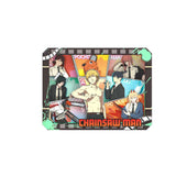 Pochette with anime character illustrations on a white background