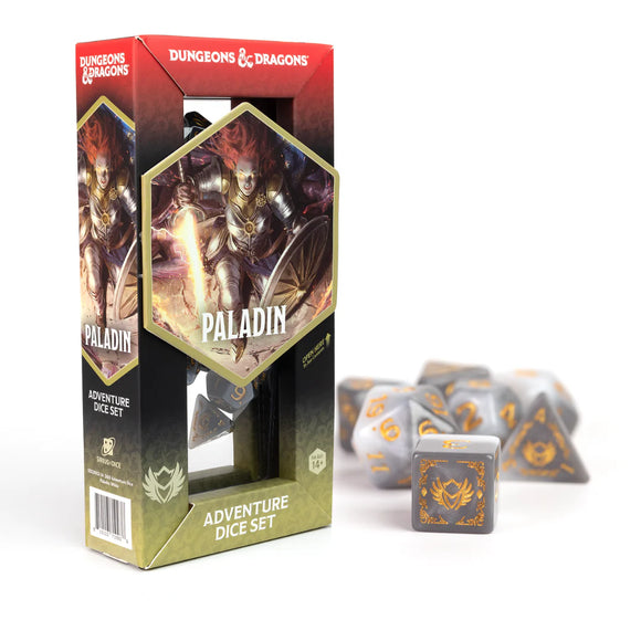 D&D: Adventure Dice Set - Paladin White/Grey