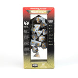 D&D: Adventure Dice Set - Paladin White/Grey