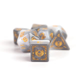 D&D: Adventure Dice Set - Paladin White/Grey