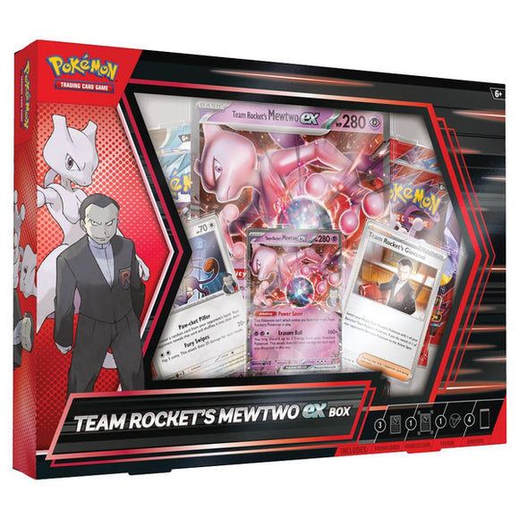 Pokemon: CTeam Rocket’s Mewtwo ex Box