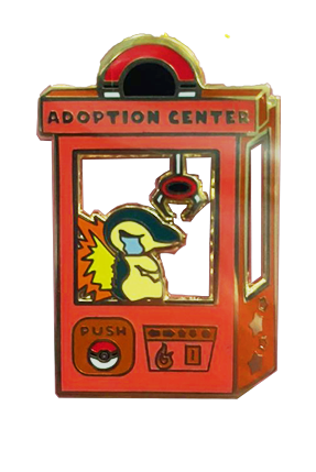 Pokemon: Cyndaquill Adoption Center Enamel Pin