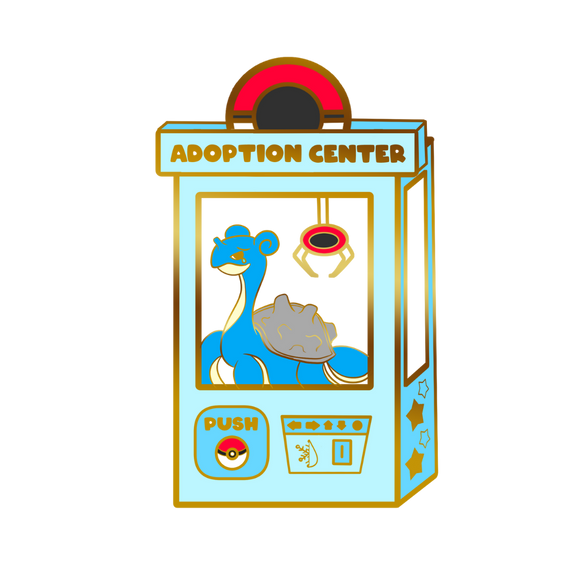 Pokemon: Lapras Adoption Center Enamel Pin