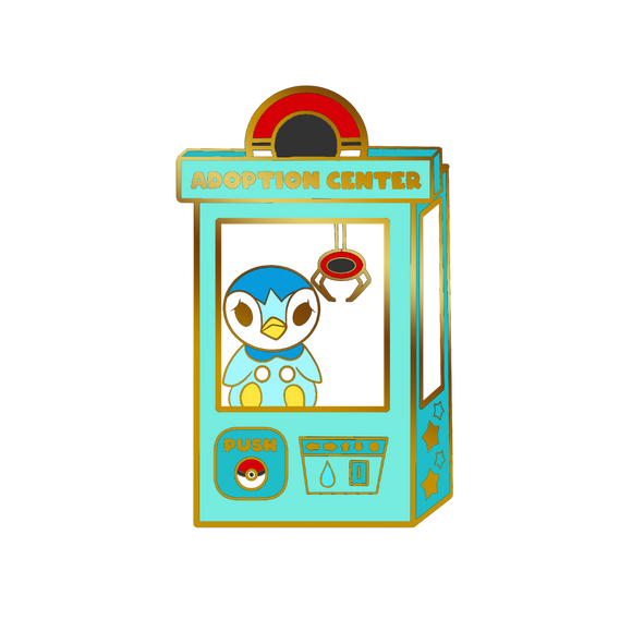 Pokemon: Piplup Adoption Center Enamel Pin