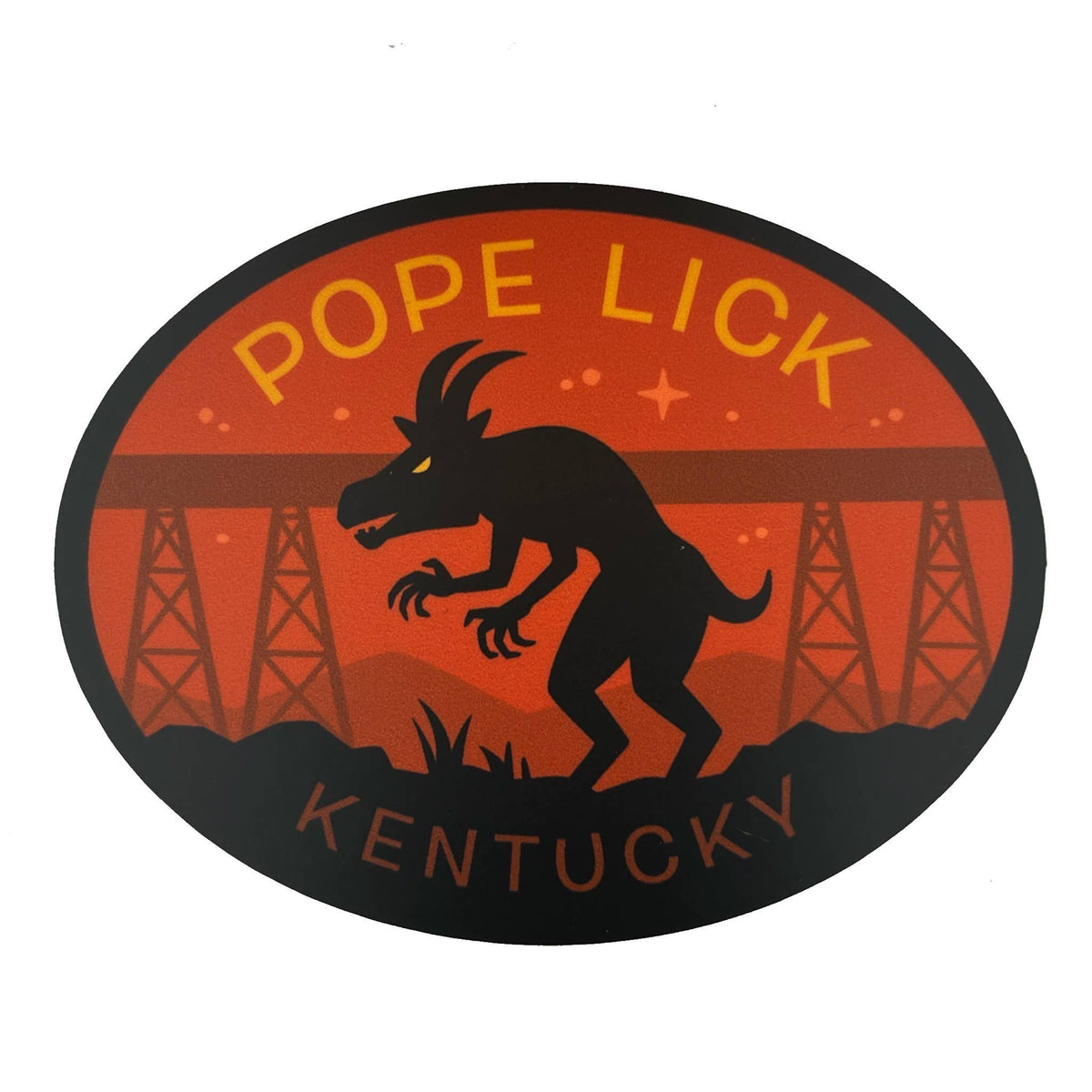 Pope Ld18 Sticker Pope Lick, Kentucky Travel Sticker – Little Shop of Magic