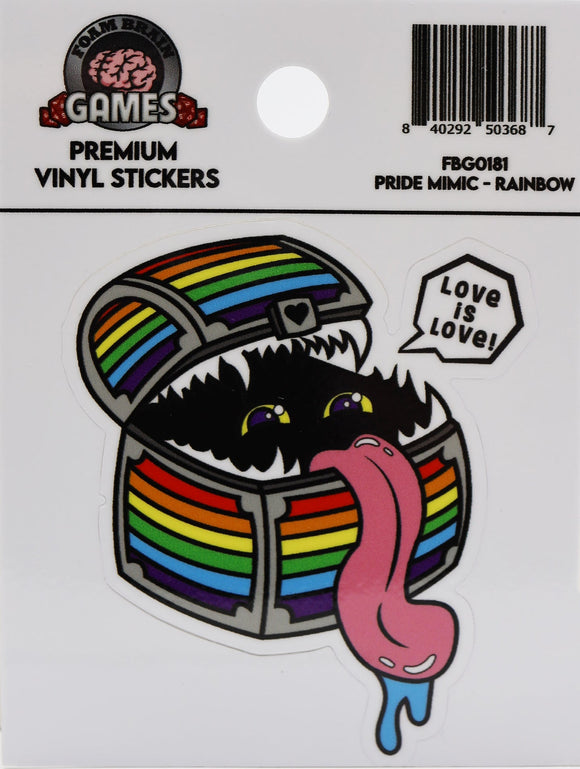 Pride Mimic Sticker: Rainbow – Little Shop of Magic