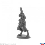 Gray miniature figure on a white background