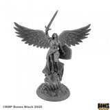 Winged figure with a sword on a white background, featuring 'Rampart Games' branding.