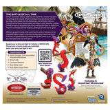 HeroScope product packaging with figures and text on a colorful background