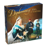 Board game box titled 'Diplomacy Era of Empire' with historical figures on a map background.