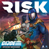 G.I. Joe Risk board game cover with characters and 'Risk' branding