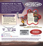 HeroScape game component packaging with miniature and army card