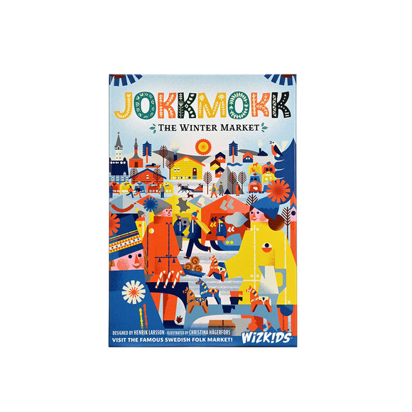 Colorful book cover of 'Jokkmokk: The Winter Market' by Wizkids on a white background