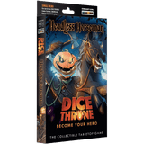 Headless Horseman Dice Throne single-player collectible tabletop game box on a solid green background.