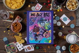 One-page RPGs book on a table with snacks and drinks