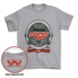 RSVLTS Shirts: Crewneck Tee Shirt - Alien - "Aspen Beer" - XL