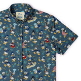 RSVLTS Shirts: Short Sleeve Shirt - Disney’s Donald Duck 90th - "Quackin' Us Up" - XL