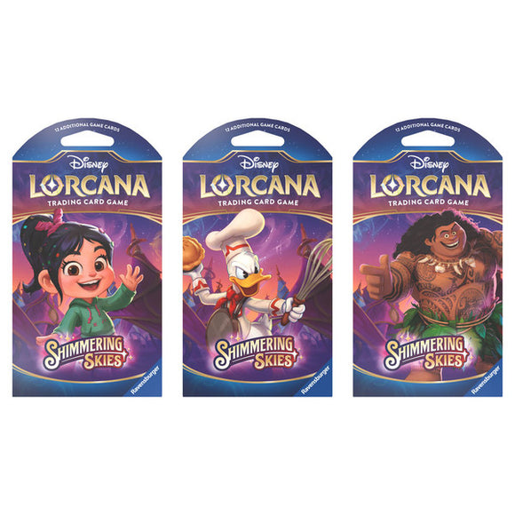 Disney Lorcana: Shimmering Skies Sleeved Booster Pack