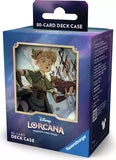 Disney Lorcana trading card game deck case packaging with character illustration on a blue background
