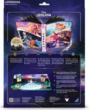Disney Lorcana Lorebook card portfolio packaging with product display