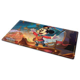 Mouse pad with a cartoon character design on a white background