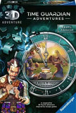 Box for 'Time Guardian Adventures' puzzle game by Ravensburger with a clock design and character illustration.