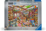 Ravensburger puzzle box featuring a colorful toy store illustration