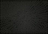 Black and white geometric pattern on a black background